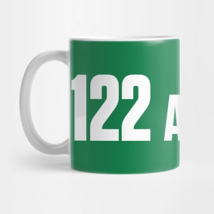 122 and an 8? Where da heck is 122 and 1/8th? Mug